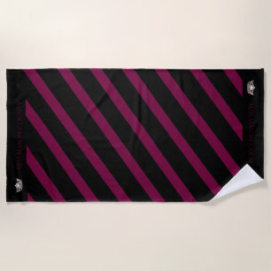 Toalha De Praia Miss América Merlot Wine Strike Crown Beach Towel