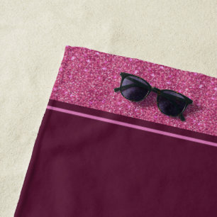 Toalha De Praia Miss EUA estilo Glitter Pageant Beach Towel