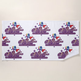 Toalha De Praia Miss Gay Texas State Beach/Piscina Towel