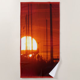 Toalha De Praia Misteriosa Sunset Beach Towel