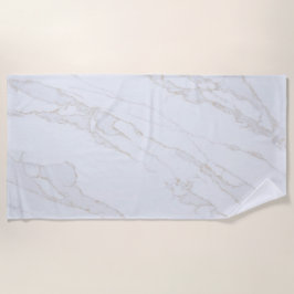 Toalha De Praia Modern Zen White