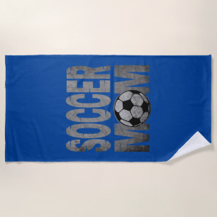 TOALHA DE PRAIA MOM DE FUTEBOL