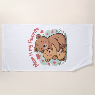 Toalha De Praia Mom Is My Favorite