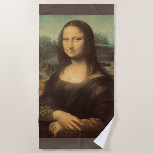 Toalha De Praia Mona Lisa (Frente)