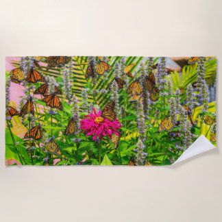 Toalha De Praia Monarch Butterflies Beach Towel