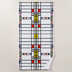Toalha De Praia Mondrian
