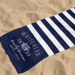 Toalha De Praia Monograma do Marinho de striping do polvo náutico<br><div class="desc">Libere seu espírito de praia com a toalha perfeita do monograma Prepare-se para um dia na praia com o melhor acessório em toalha - Topus náutico Stripe Monograma Beach Towel. Mostre seu estilo único e vibração amorosa da praia, fazer que você se destaca da multidão. Esta toalha durável de alta...</div>