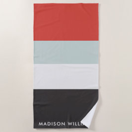 Toalha De Praia monograma,nome,