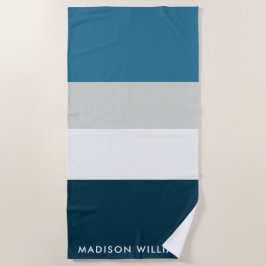 Toalha De Praia monograma,nome,