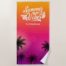 Monograma Tropical de Verão Noite