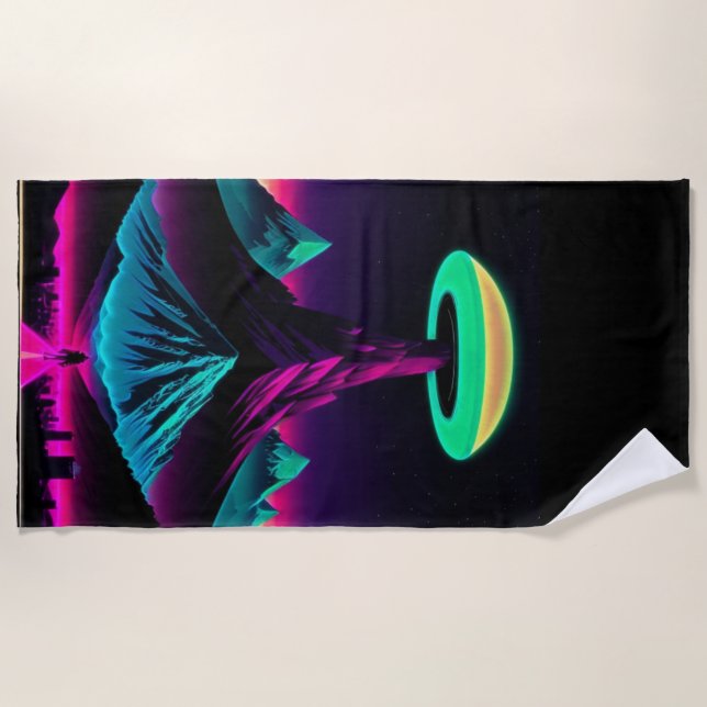 Toalha De Praia Montanha Sucker (Frente)