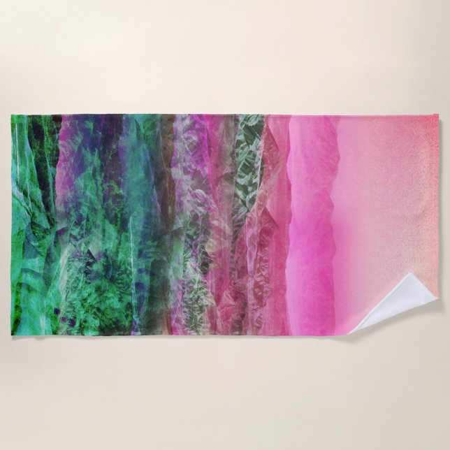 Toalha De Praia Montanhas do Deserto (Frente)