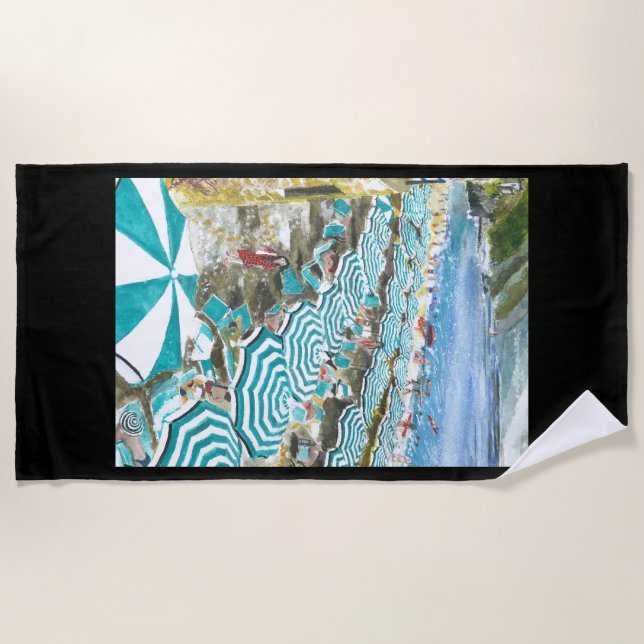 Toalha De Praia Monterosso al Mare, Itália (Frente)