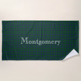 Toalha De Praia Montgomery Tartan Xadrez Beach Towel
