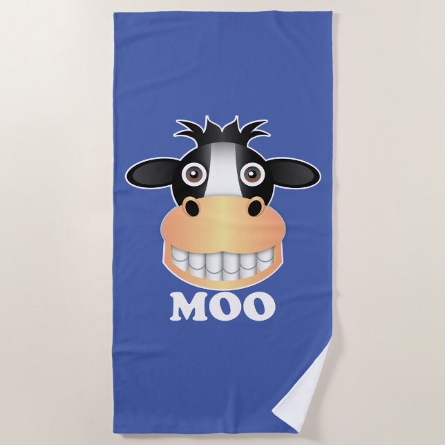 Toalha De Praia Moo - Beach Towel (Frente)