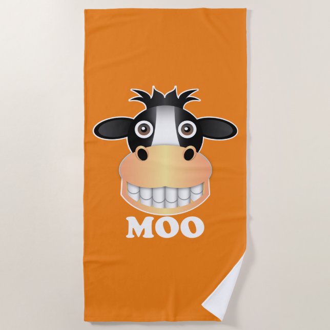 Toalha De Praia Moo - Beach Towel (Frente)