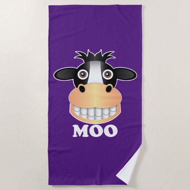 Toalha De Praia Moo - Beach Towel (Frente)