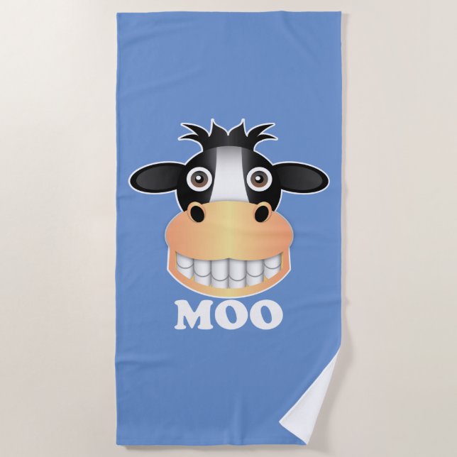Toalha De Praia Moo - Beach Towel (Frente)