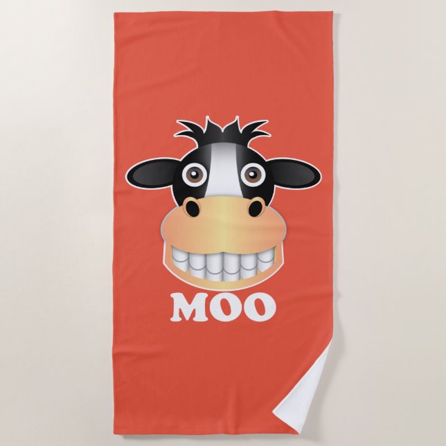 Toalha De Praia Moo - Beach Towel (Frente)