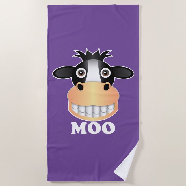 Toalha De Praia Moo - Beach Towel (Frente)