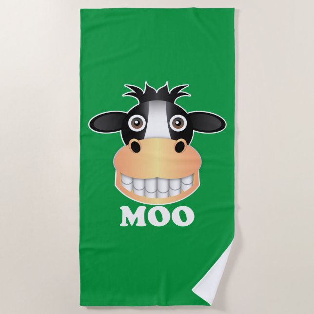 Toalha De Praia Moo - Beach Towel (Frente)
