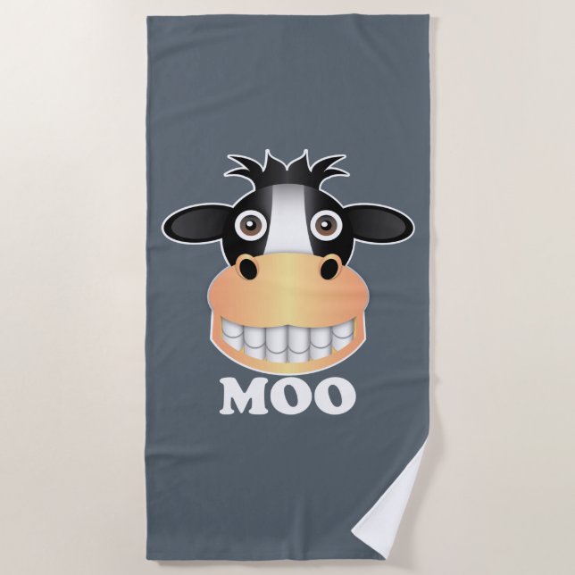Toalha De Praia Moo - Beach Towel (Frente)