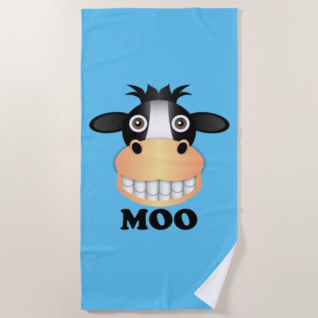 Toalha De Praia Moo - Beach Towel (Frente)