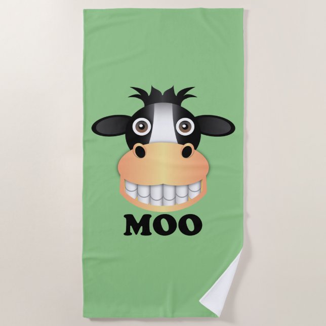 Toalha De Praia Moo - Beach Towel (Frente)