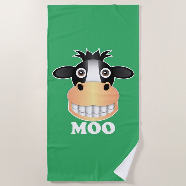 Toalha De Praia Moo - Beach Towel (Frente)