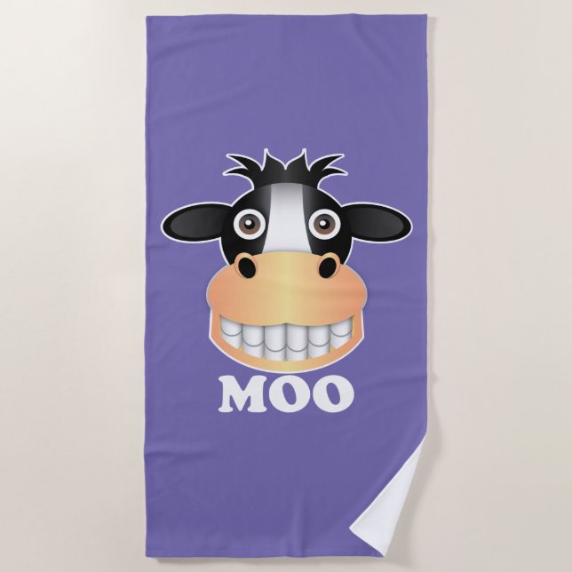 Toalha De Praia Moo - Beach Towel (Frente)