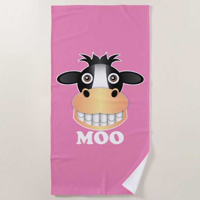 Toalha De Praia Moo - Beach Towel (Frente)