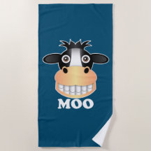 Moo - Beach Towel