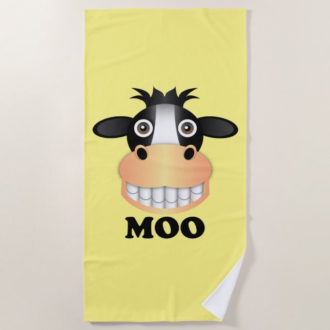 Toalha De Praia Moo - Beach Towel (Frente)