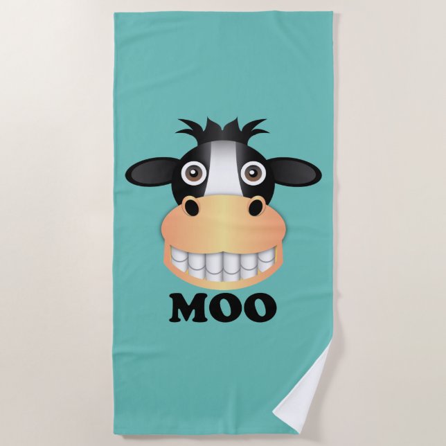 Toalha De Praia Moo - Beach Towel (Frente)