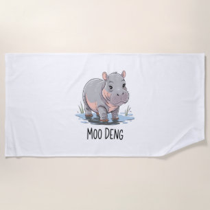 Toalha De Praia MOO DENG SOZINHO DESIGN T-Shirt