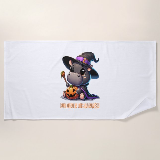 Toalha De Praia MOO DENG WITCH T Shirt (Frente)