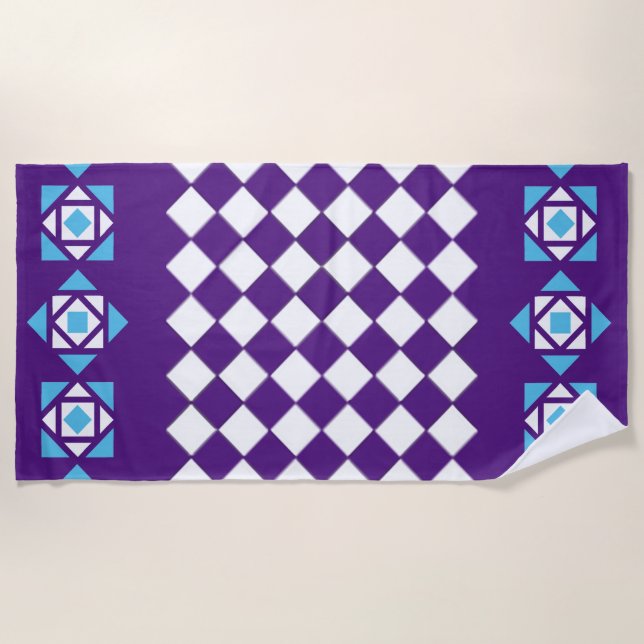 Toalha De Praia Mosaico (Frente)