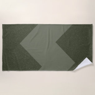 Toalha De Praia Moss Green Beach Towel Opção de logotipo persona