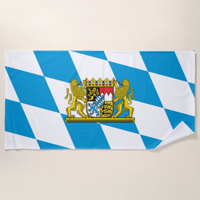 Toalha De Praia Mostre suas cores - Bayern/Baviera (Frente)