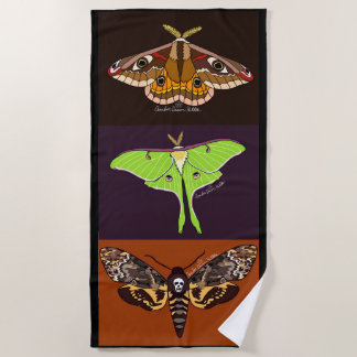 Toalha De Praia Moth Beach Towel