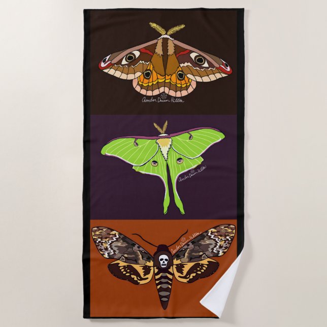 Toalha De Praia Moth Beach Towel (Frente)