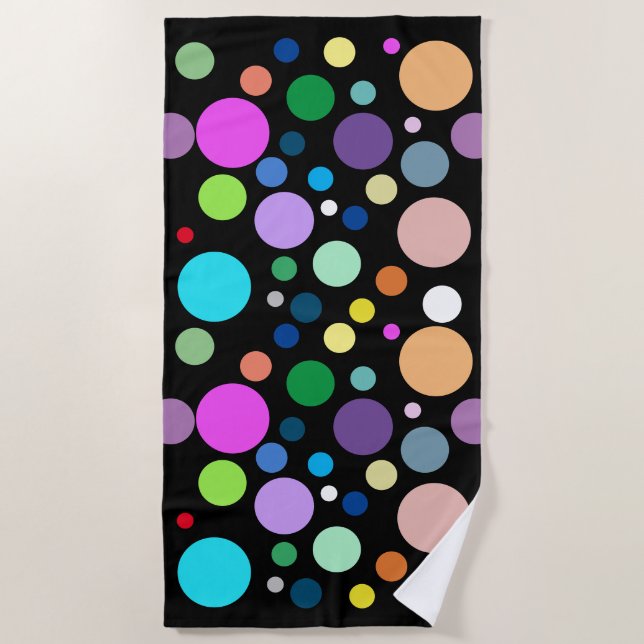 Toalha De Praia motif rond (Frente)