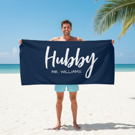 Toalha De Praia Mr or Mrs Beach Personalized Beach Towels