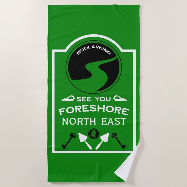 Toalha De Praia Mudlarking Hobby Gift (Frente)