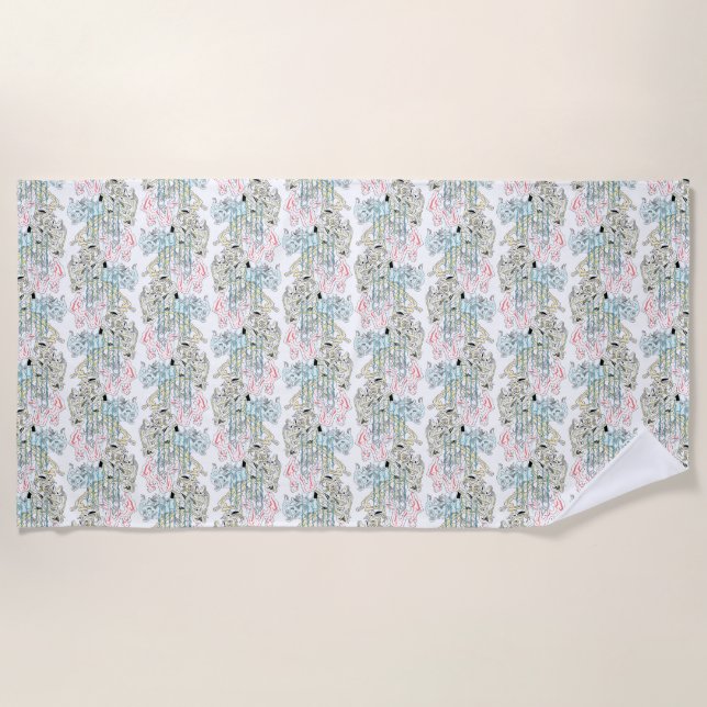 Toalha De Praia MusiK (Frente)