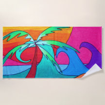 Na praia - Beach Towel