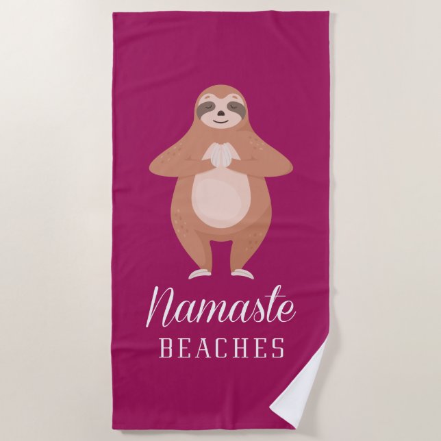 Toalha De Praia Namaste Beaches (Frente)