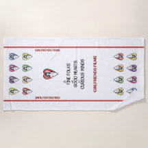 Namorada Films Beach Towel