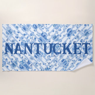 Toalha De Praia Nantucket Floral Beach Towel