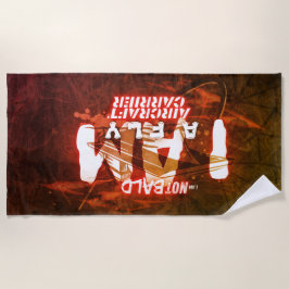 Toalha De Praia Não careca, militar, exército